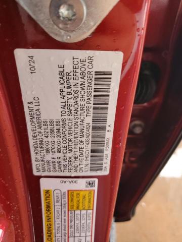 1HGCY1F43SA004824 - 2025 HONDA ACCORD SE 红色 照片 12