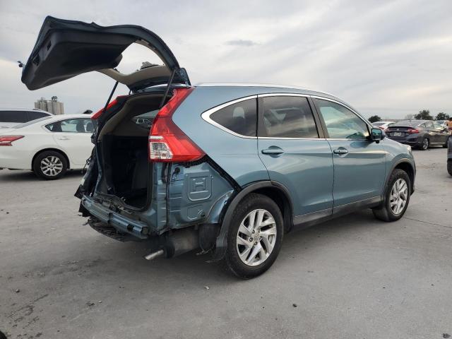 2HKRM3H72FH557521 - 2015 HONDA CR-V EXL BLUE photo 3