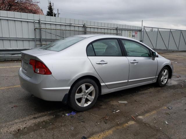 1HGFA16846L075755 - 2006 HONDA CIVIC EX SILVER photo 3