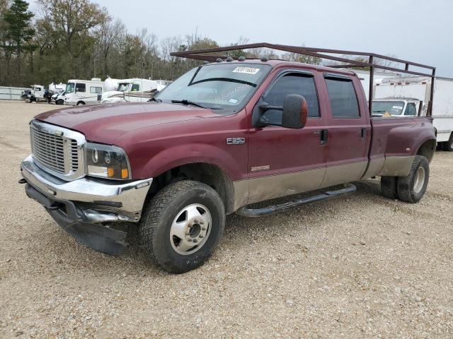 1FTWW33P14EB79449 - 2004 FORD F350 SUPER DUTY BURGUNDY photo 1