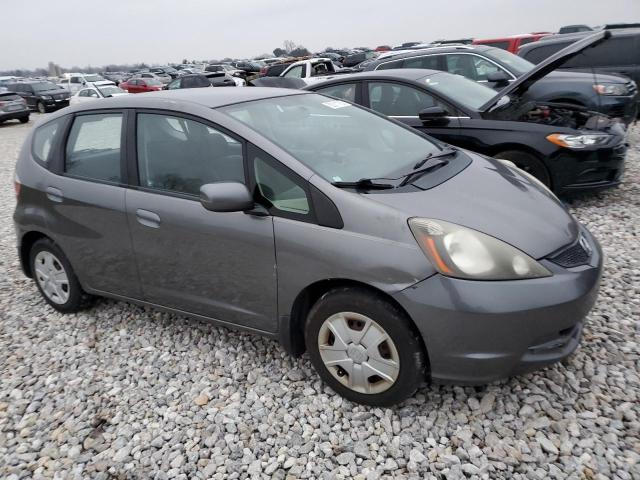 JHMGE8H3XDC047536 - 2013 HONDA FIT GRAY photo 4