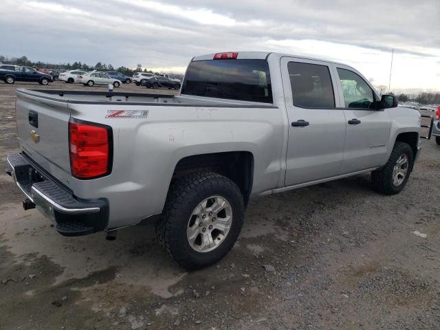 3GCUKREC9EG433886 - 2014 CHEVROLET SILVERADO K1500 LT SILVER photo 3