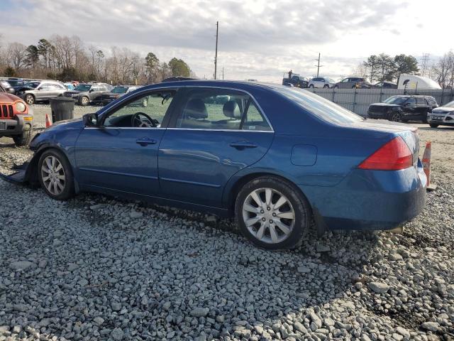 1HGCM66596A009372 - 2006 HONDA ACCORD EX BLUE photo 2