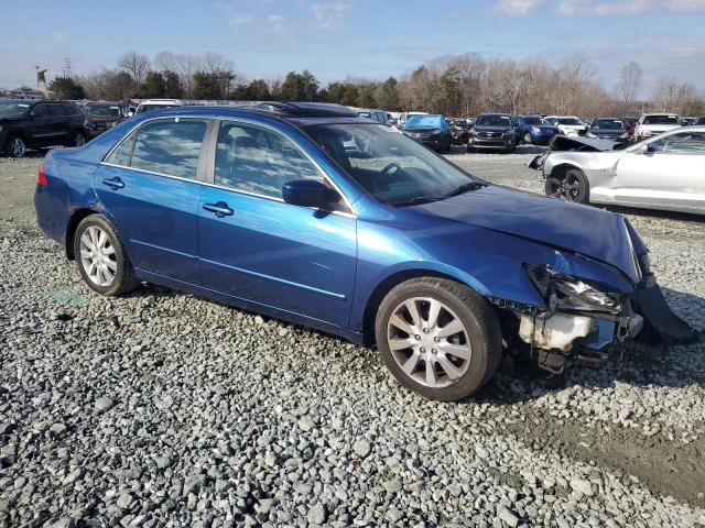 1HGCM66596A009372 - 2006 HONDA ACCORD EX BLUE photo 4