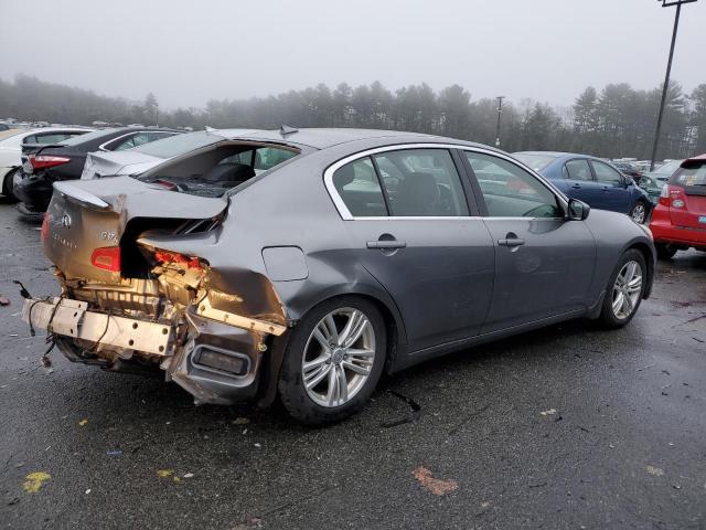 JN1CV6AR9DM764543 - 2013 INFINITI G37 GRAY photo 3