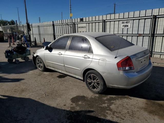 KNAFE222795644923 - 2009 KIA SPECTRA EX SILVER photo 2
