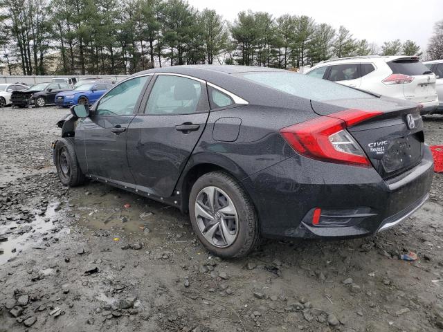 2HGFC2F64LH542583 - 2020 HONDA CIVIC LX BLACK photo 2