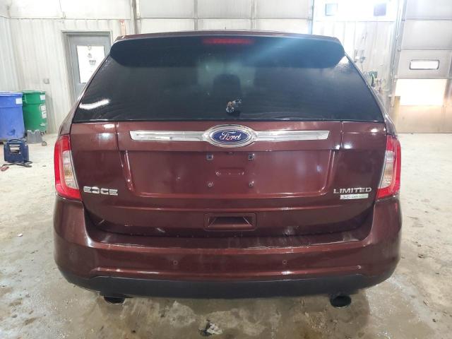 2FMDK3K95CBA49475 - 2012 FORD EDGE LIMITED BURGUNDY photo 6