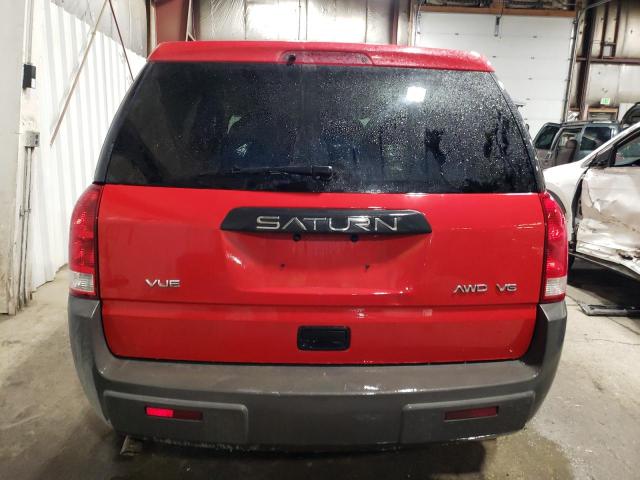 5GZCZ63404S821189 - 2004 SATURN VUE RED photo 6