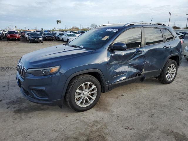 1C4PJLCB8MD115969 - 2021 JEEP CHEROKEE LATITUDE BLUE photo 1