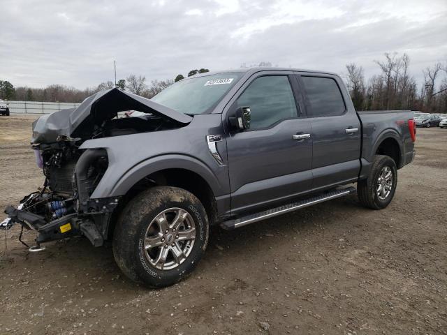 1FTEW1EP5MFC58355 - 2021 FORD F150 SUPERCREW GRAY photo 1