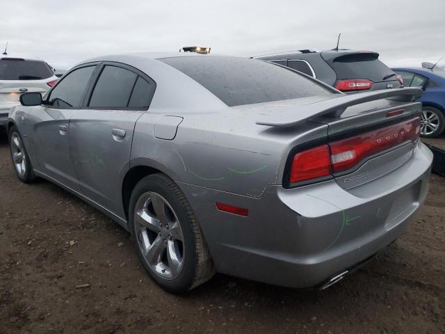 2B3CL5CT2BH521096 - 2011 DODGE CHARGER R/T SILVER photo 2