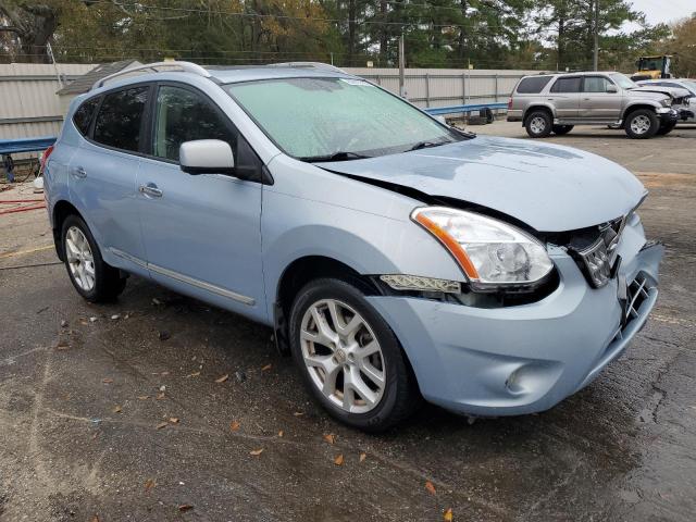 JN8AS5MT1DW001083 - 2013 NISSAN ROGUE S BLUE photo 4