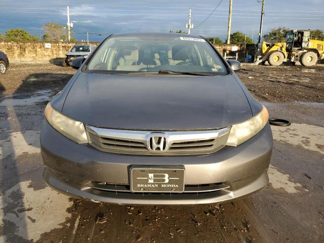 19XFB2F52CE106366 - 2012 HONDA CIVIC LX GRAY photo 5