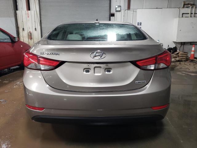 5NPDH4AE5EH483118 - 2014 HYUNDAI ELANTRA SE TAN photo 6