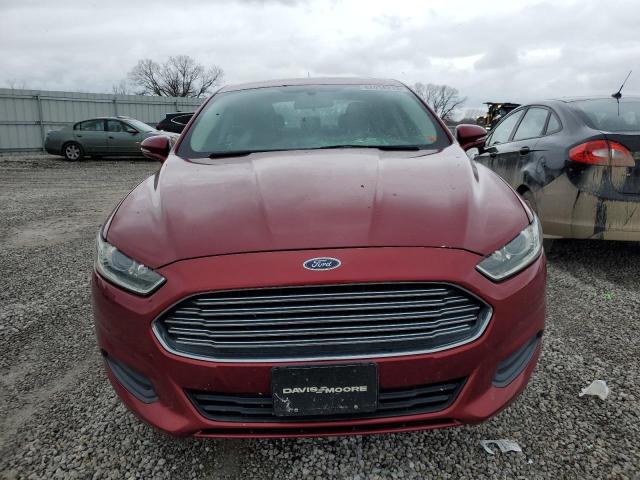 3FA6P0HR4DR378911 - 2013 FORD FUSION SE RED photo 5