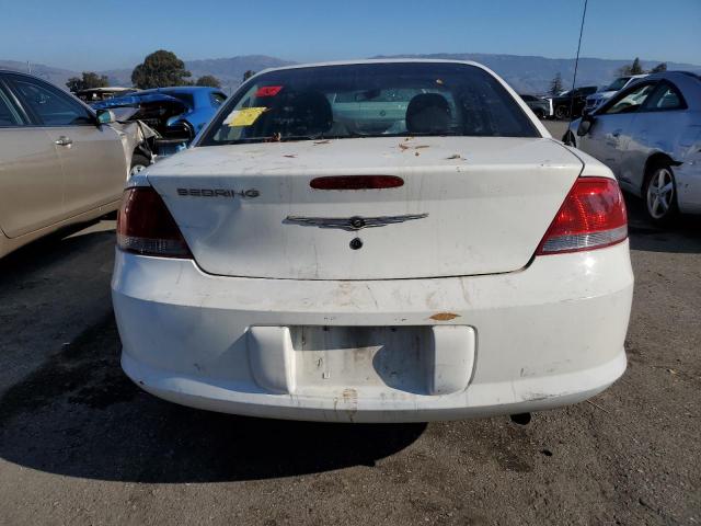 1C3EL46X64N274213 - 2004 CHRYSLER SEBRING LX WHITE photo 6