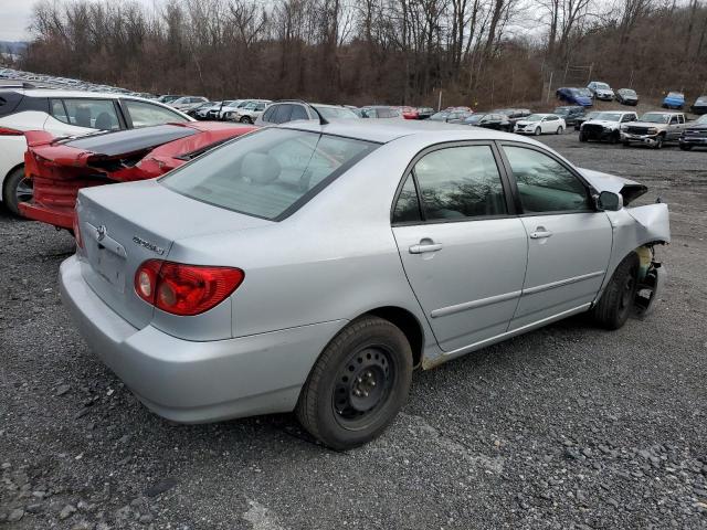 2T1BR32E15C408772 - 2005 TOYOTA COROLLA CE SILVER photo 3