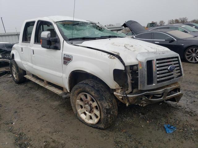 1FTWW3BR4AEB40675 - 2010 FORD F350 SUPER DUTY WHITE photo 4