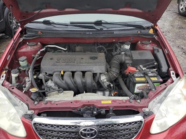 1NXBR32E26Z694907 - 2006 TOYOTA COROLLA CE RED photo 11