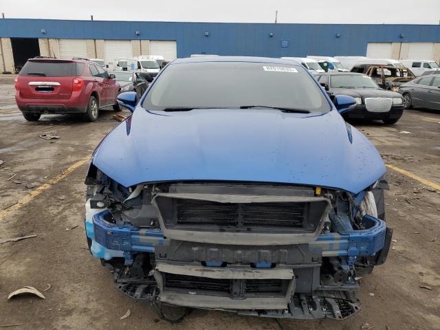 3FA6P0HD9JR149401 - 2018 FORD FUSION SE BLUE photo 5