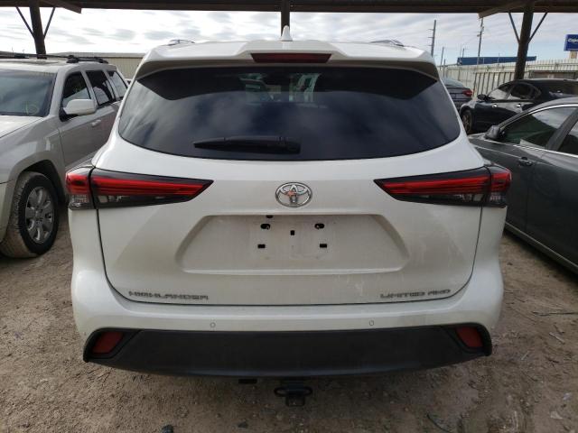 5TDDZRBH1LS028051 - 2020 TOYOTA HIGHLANDER LIMITED WHITE photo 6