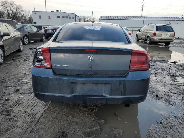 2B3KA43G78H331334 - 2008 DODGE CHARGER BLUE photo 6