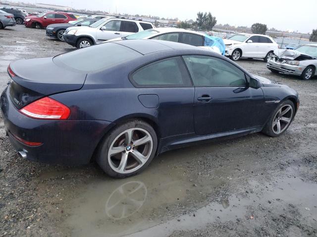 WBAEA53518CV90157 - 2008 BMW 650 I BLUE photo 3