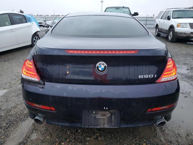 WBAEA53518CV90157 - 2008 BMW 650 I BLUE photo 6