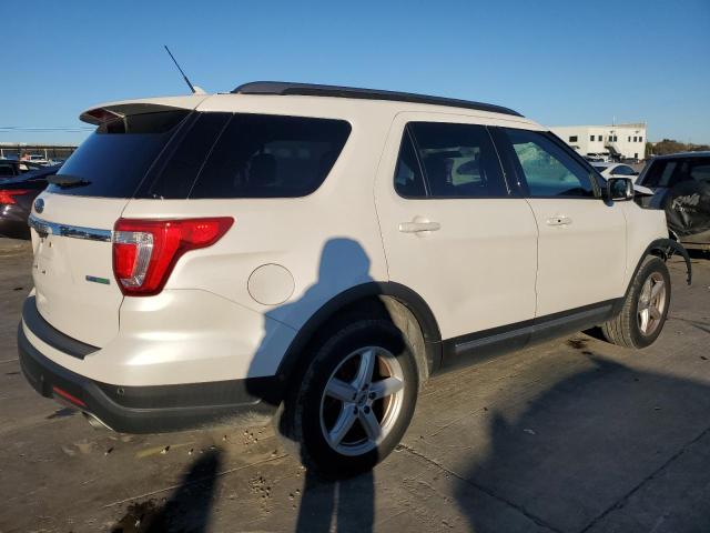 1FM5K7DH1KGB53341 - 2019 FORD EXPLORER XLT WHITE photo 3