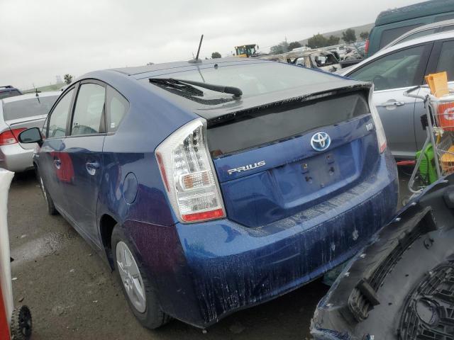 JTDKN3DUXA0240697 - 2010 TOYOTA PRIUS BLUE photo 2