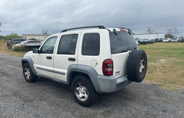 1J4GL48K06W128824 - 2006 JEEP LIBERTY SPORT WHITE photo 3