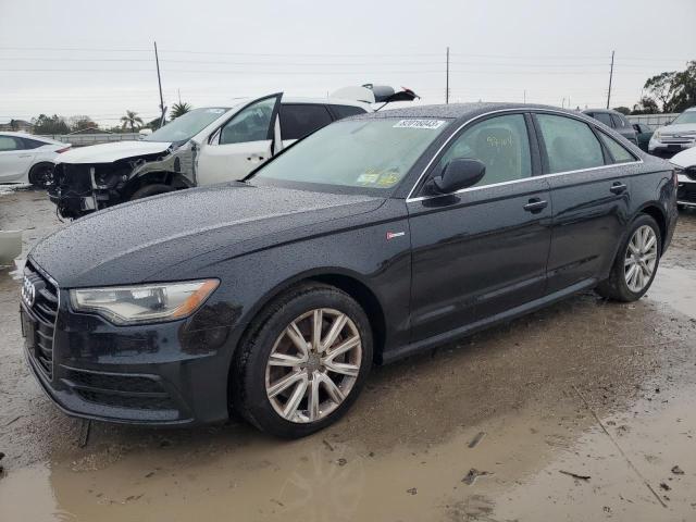 WAUHGAFCXEN006918 - 2014 AUDI A6 PRESTIGE შავი ფოტო 1