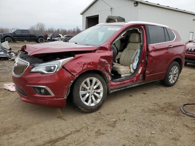 LRBFXDSA2HD038612 - 2017 BUICK ENVISION ESSENCE BURGUNDY photo 1