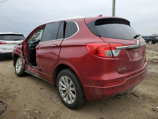LRBFXDSA2HD038612 - 2017 BUICK ENVISION ESSENCE BURGUNDY photo 2