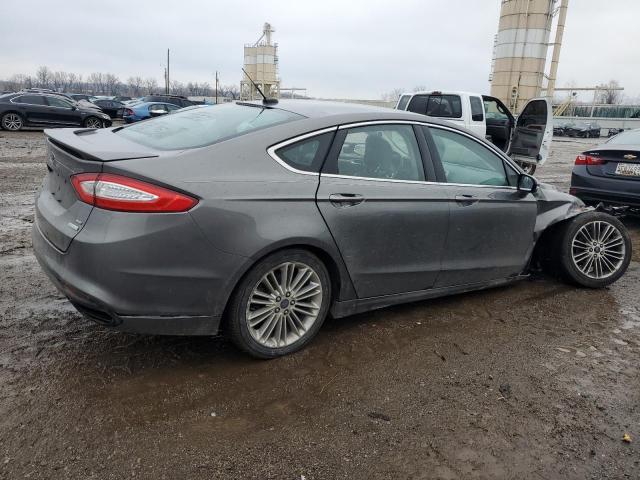 3FA6P0H93ER332553 - 2014 FORD FUSION SE GRAY photo 3