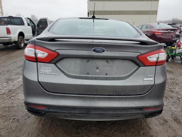 3FA6P0H93ER332553 - 2014 FORD FUSION SE GRAY photo 6