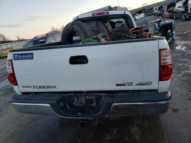 5TBBT44196S485621 - 2006 TOYOTA TUNDRA ACCESS CAB SR5 WHITE photo 6