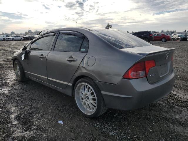 2HGFA16847H303722 - 2007 HONDA CIVIC EX GRAY photo 2