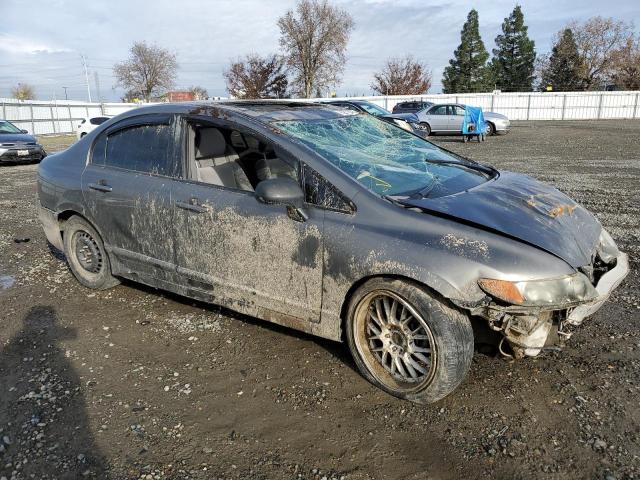 2HGFA16847H303722 - 2007 HONDA CIVIC EX GRAY photo 4