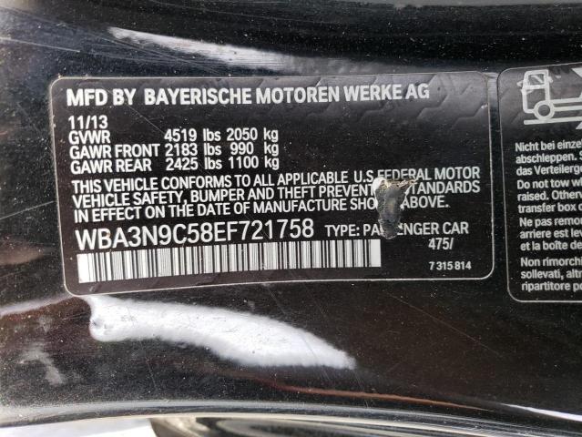 WBA3N9C58EF721758 - 2014 BMW 428 XI Negro foto 12