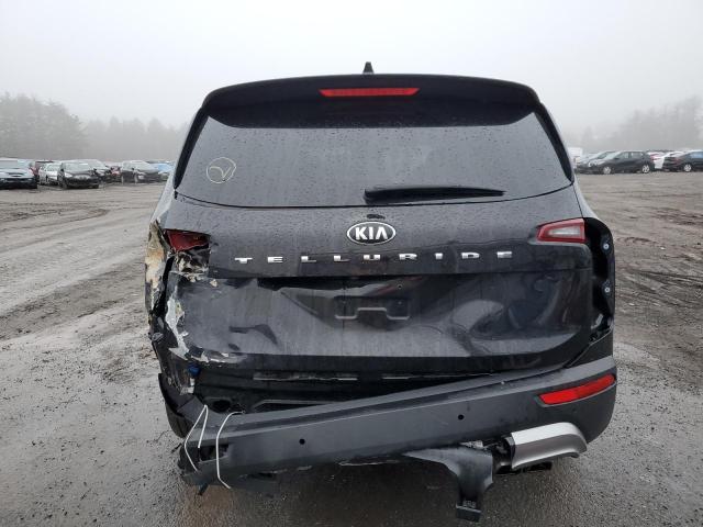 5XYP64HC8MG138792 - 2021 KIA TELLURIDE S BLACK photo 6