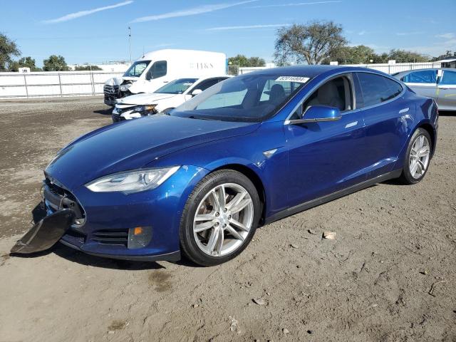 5YJSA1E2XFF116449 - 2015 TESLA MODEL S 蓝色 照片 1
