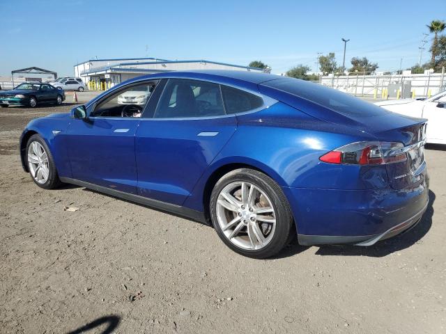 5YJSA1E2XFF116449 - 2015 TESLA MODEL S 蓝色 照片 2