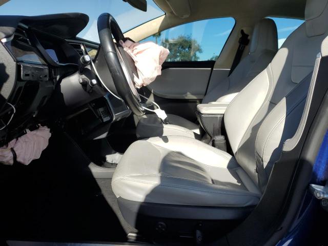 5YJSA1E2XFF116449 - 2015 TESLA MODEL S 蓝色 照片 7