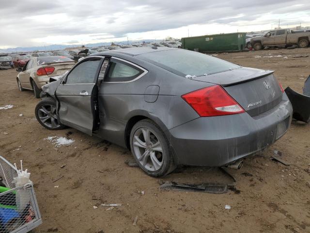 1HGCS2B80BA004568 - 2011 HONDA ACCORD EXL GRAY photo 2