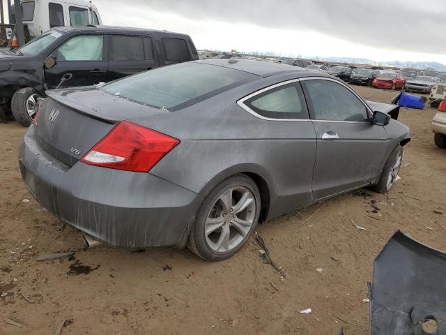 1HGCS2B80BA004568 - 2011 HONDA ACCORD EXL GRAY photo 3