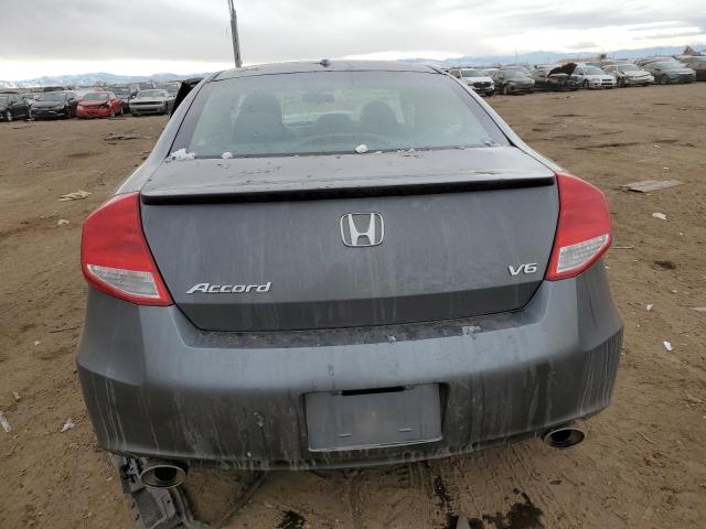 1HGCS2B80BA004568 - 2011 HONDA ACCORD EXL GRAY photo 6