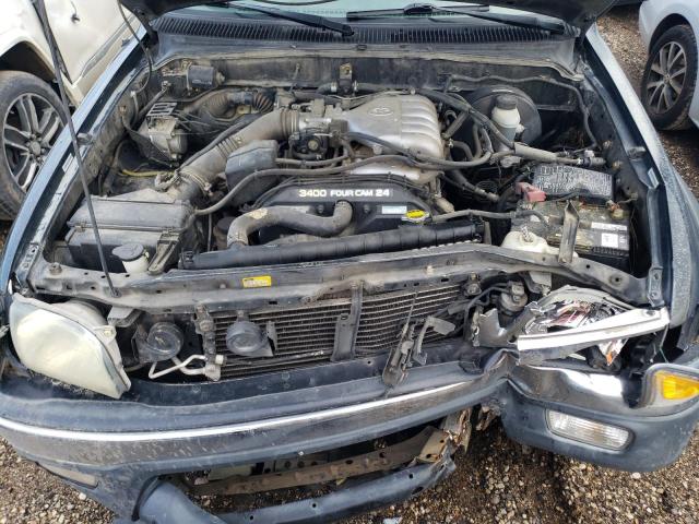5TESN92N04Z381264 - 2004 TOYOTA TACOMA XTRACAB PRERUNNER შავი ფოტო 11