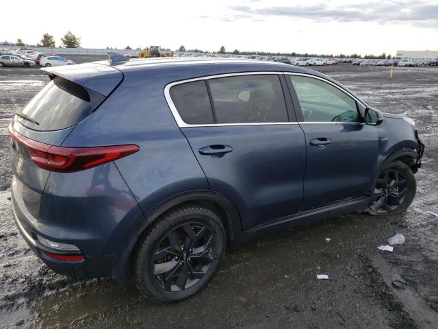 KNDPMCACXN7966626 - 2022 KIA SPORTAGE LX BLUE photo 3